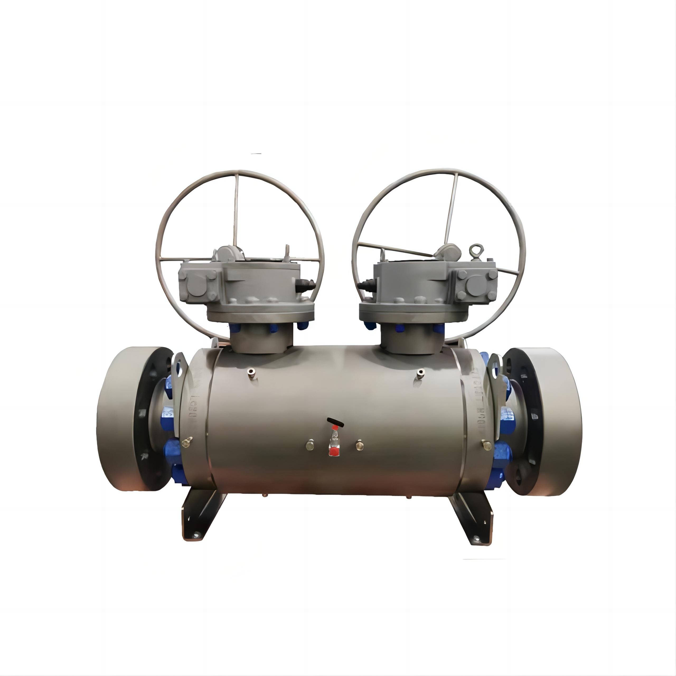 Size: DN50~DN600 Pressure rating:150Lb~2500Lb Double Block and Bleed Ball Valve